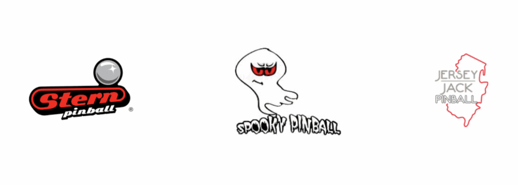 Pinball company logos